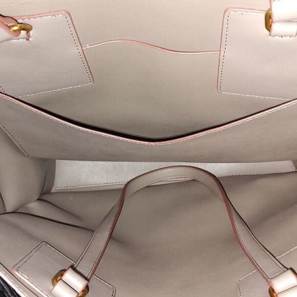 Anne Klein  Large Taupe Tpote Faux Leather  NWOT - Picture 7 of 7